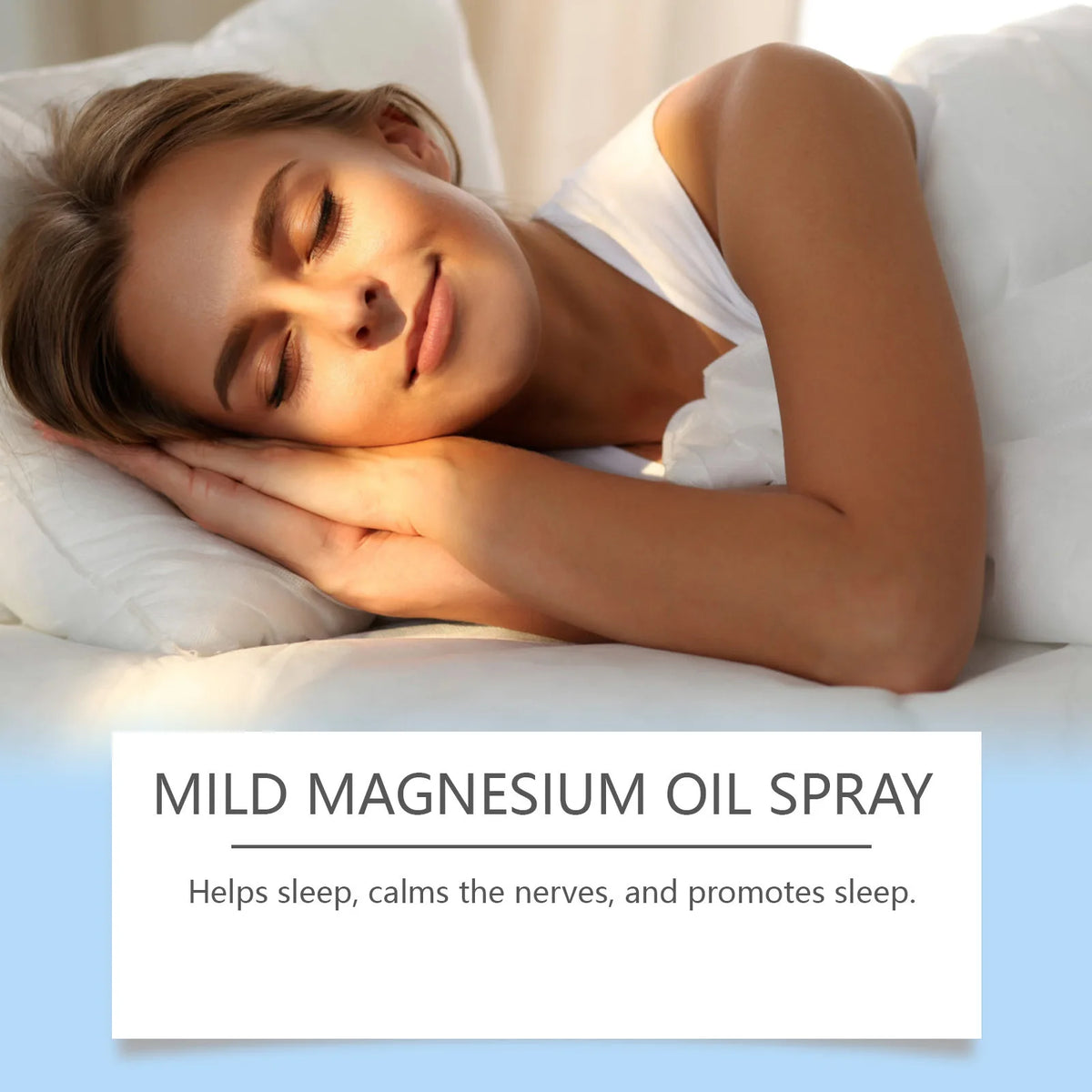 Organic Magnesium Oil Spray Promote Calm Better Sleep Relaxation Nourishing Smoothing Soften Relieve Muscle Body Care Best Gifts