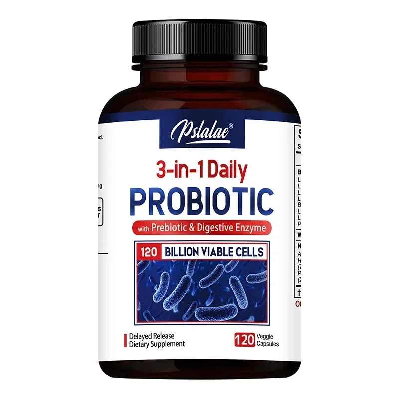 Probiotics + Prebiotics + Digestive Enzymes - Promotes Healthy Digestion, Relieves Bloating, for Gut Health
