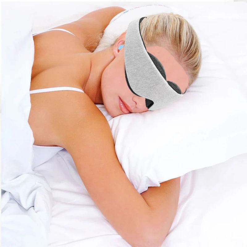 3D Contoured Sleep Mask, Blackout Blinder Eye Mask with Adjustable Pressure &amp; Breathable Fabric, Meditation &amp; Insomnia Relief