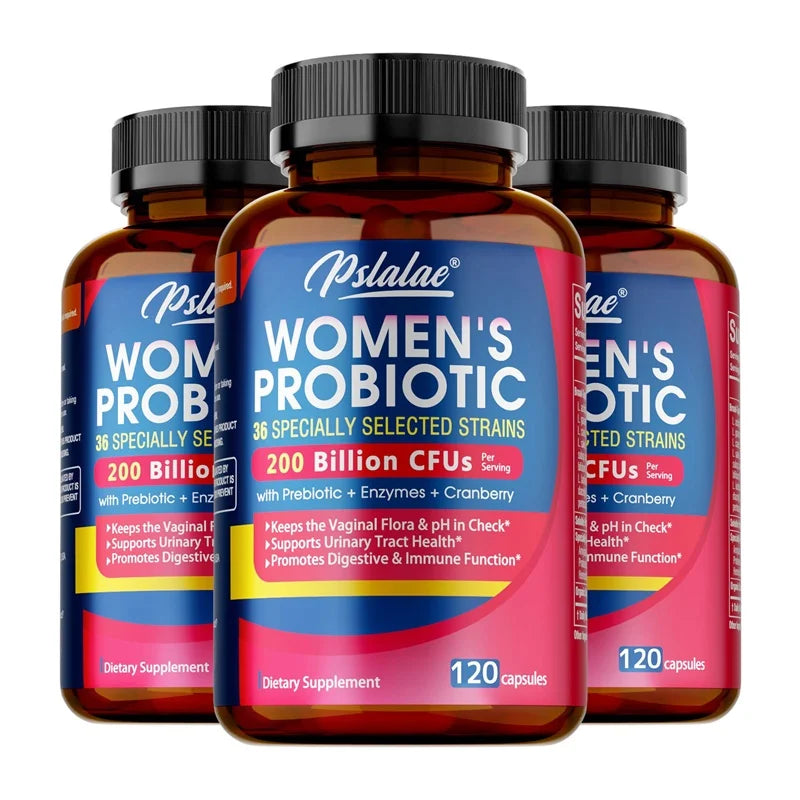 Probiotics for Women - with Prebiotics, Enzymes &amp; Cranberry, Vaginal Health, Urinary Tract Support, Improved Digestion