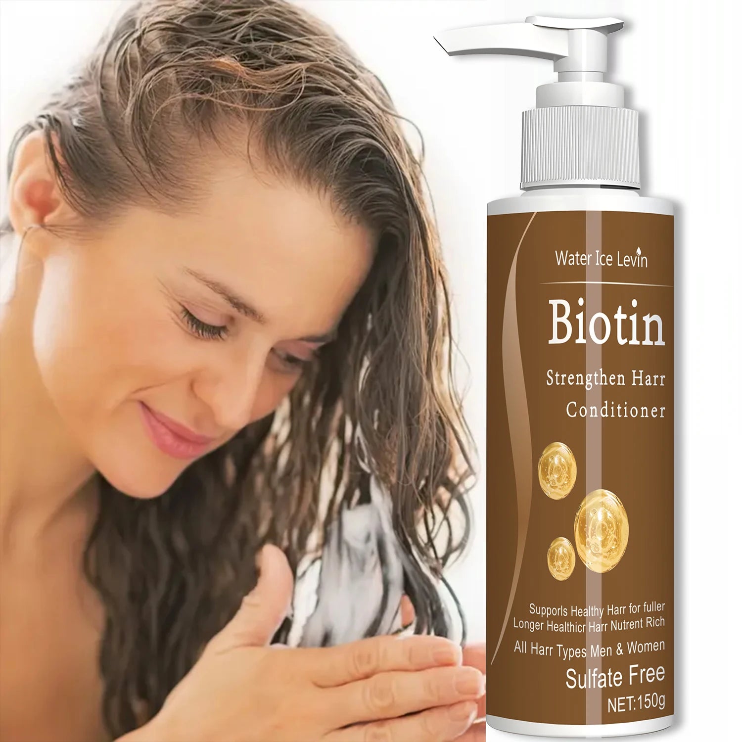 Biotin Hair Care Products |   Anti-Curl, Suitable for Dry and Damaged Hair, Fortified Split Ends |   Heat Protection, Oil Control and Moisturizing |   Add Luster