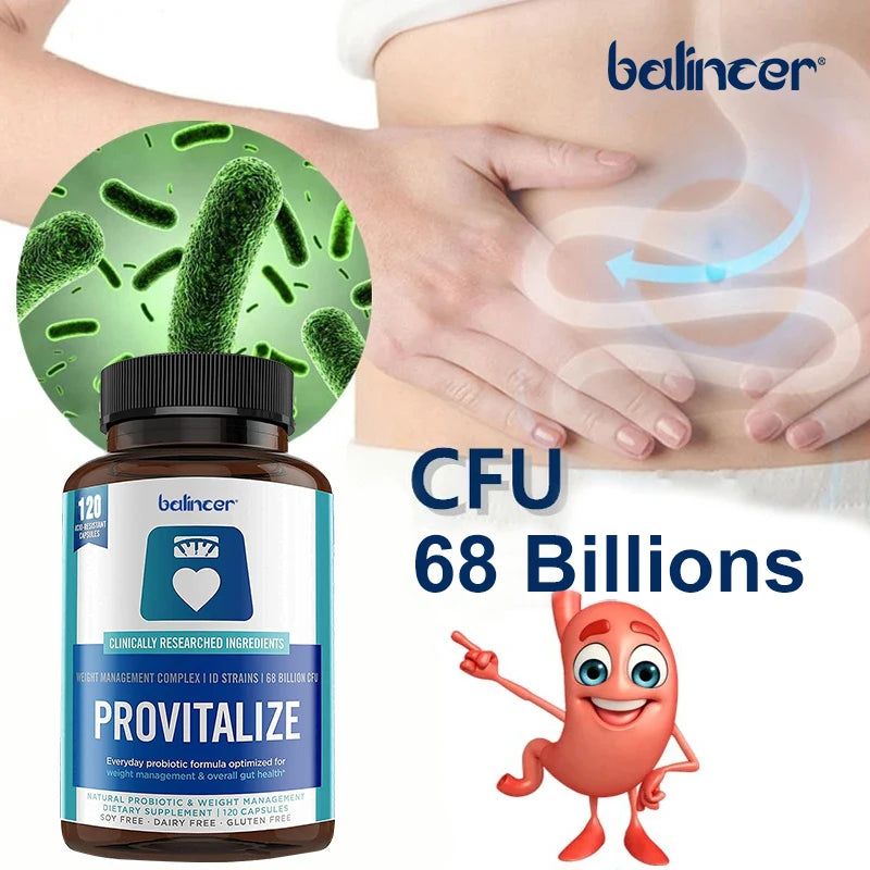 Probiotic Supplement - Gut Health, Supports Weight Management, Immune Health, Improves Digestion, Improves Mood, Relaxation