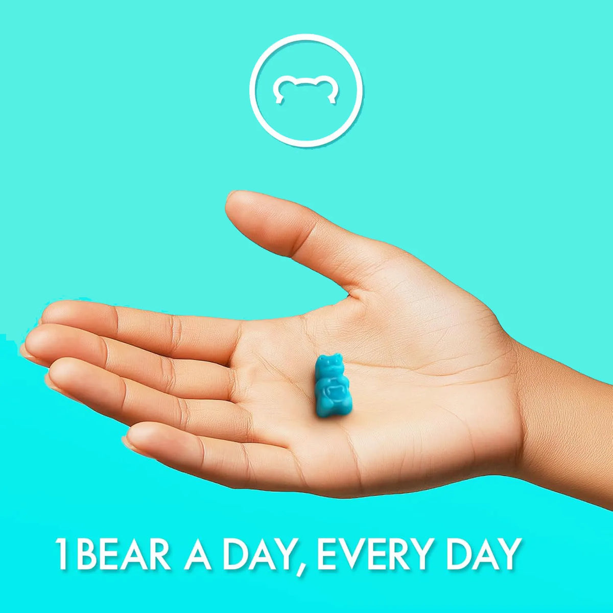 Bear Hair Vitamin Gummy Biotin 6000mcg Multivitamin Supplement Vegan Vitamin Hair, Skin &amp; Nail Growth Gummies for Men &amp; Women