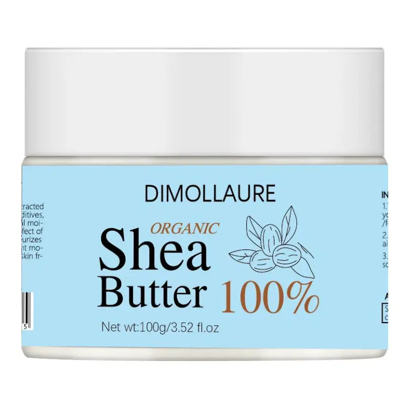 Dimollaure Shea Butter Oil Organic Unrefined 100g, Moisturizing Nourishing Softening Body Oil Skin Streaming Products