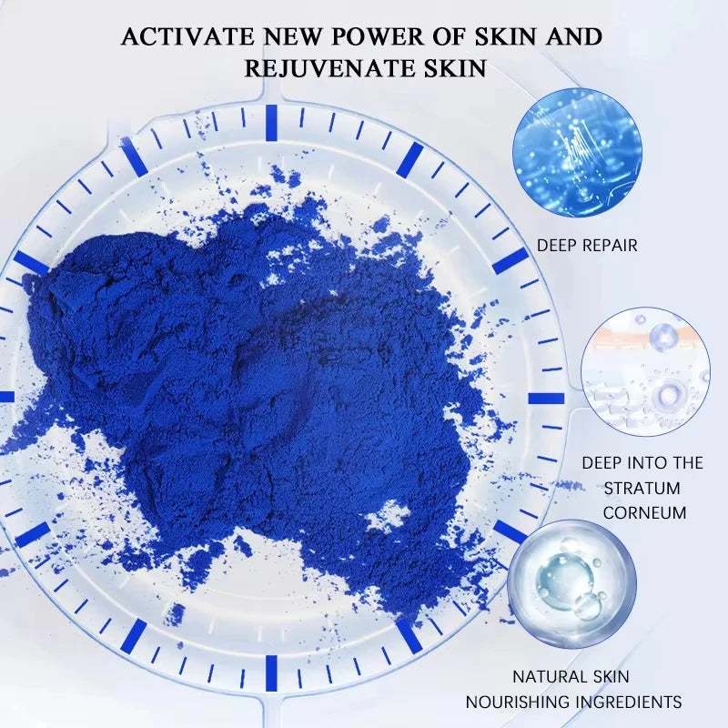 10 vials Blue Sponge Spicules Freeze-dried Collagen Powder Set 80% Microcrystal Natural Biological Extract Sponge Microcrystal