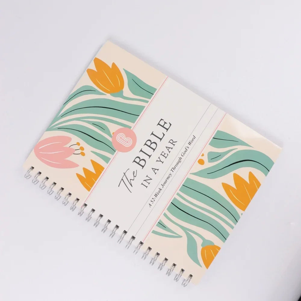 52-Week Bible Study Guide for Women - The Bible in a Year with Spiral Binding, Daily Devotional Journal &amp; Scripture Reading Plan