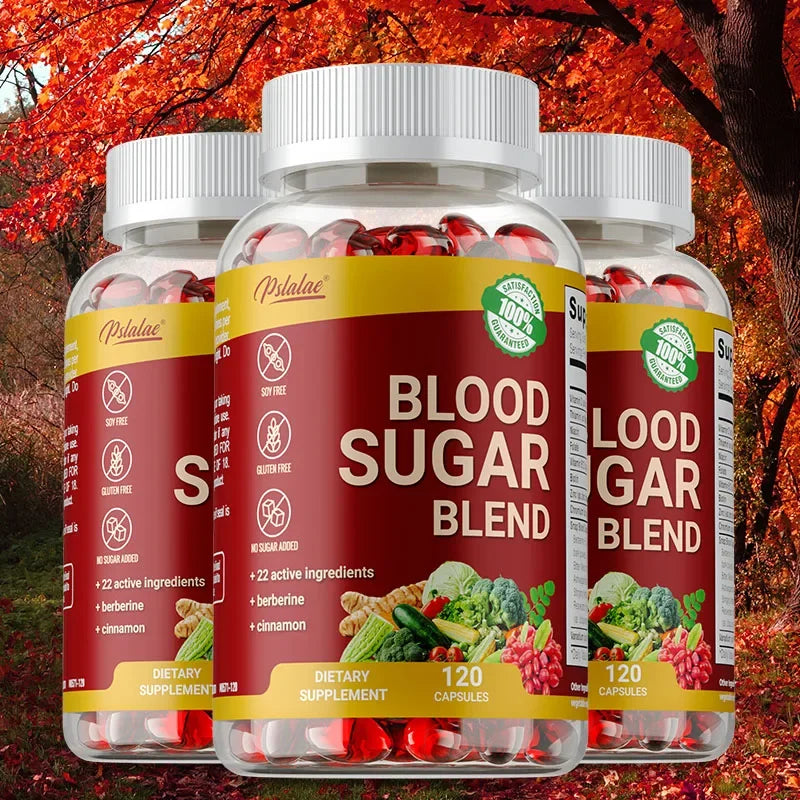 Blood Sugar Blend Capsules - Metabolic Health and Energy, Antioxidant, Maintains Healthy Blood Sugar