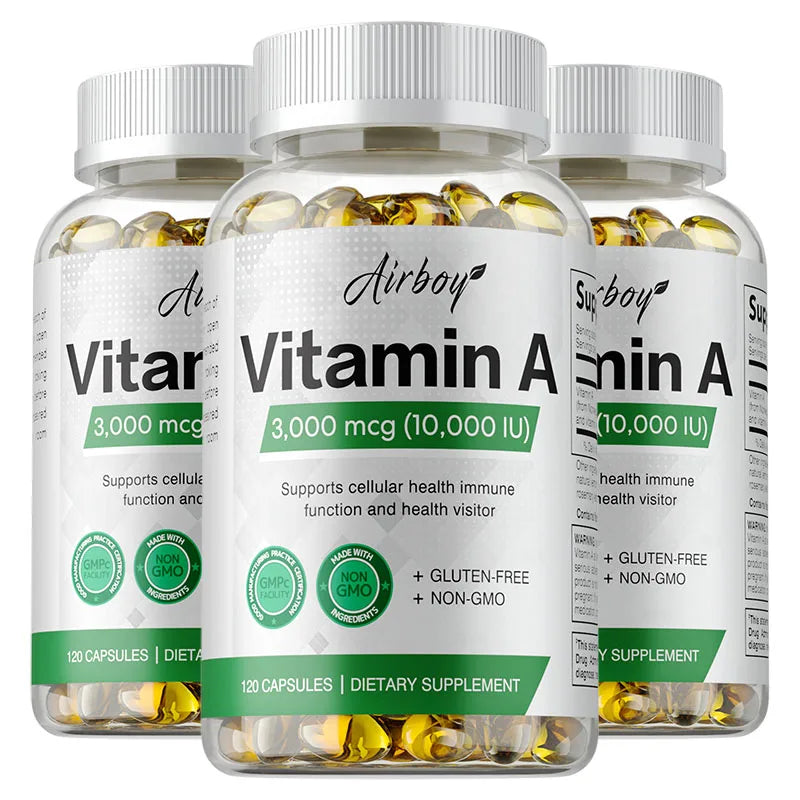 Vitamin A - Supports Healthy Skin &amp; Eyes ,Antioxidant Activity and Immune System &amp; Reproductive Function