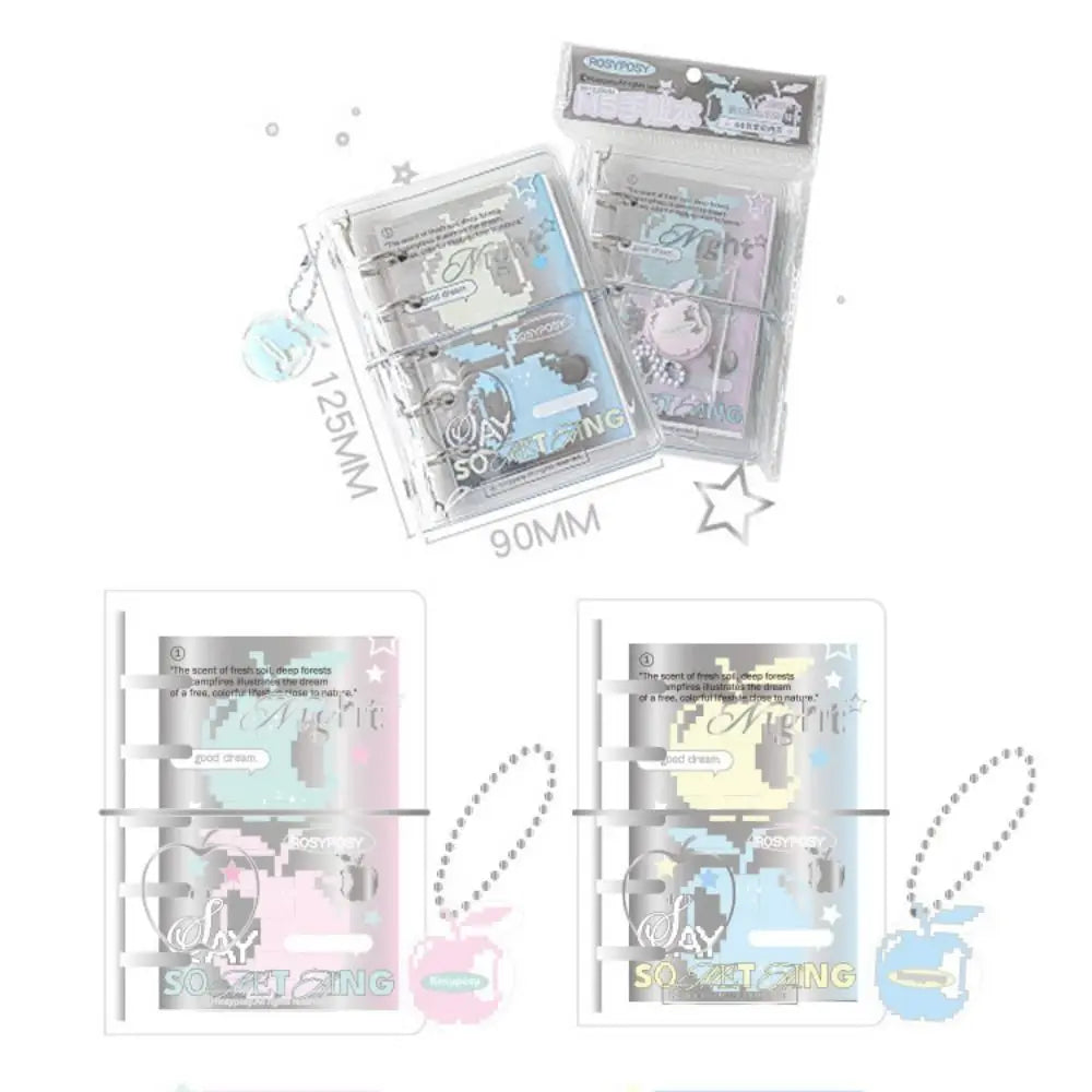 Stationery Hand Ledger M5 Pocket Binder Notebook Mini Twill Loose-leaf Notebook Binder Diary Hand Account Book School
