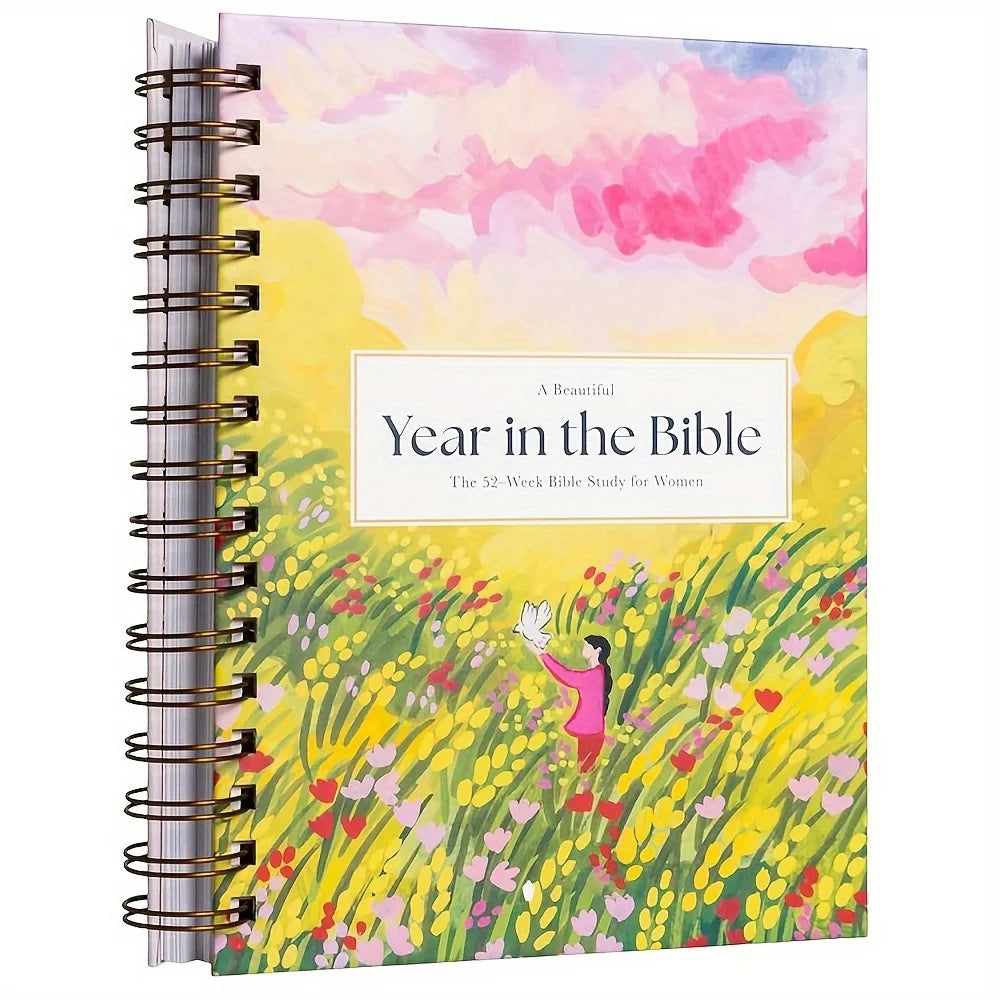 52 Week Women's Study Guide, One Year Study Manual, Spiritual Growth, Daily Devotional, English, Adult Study Books