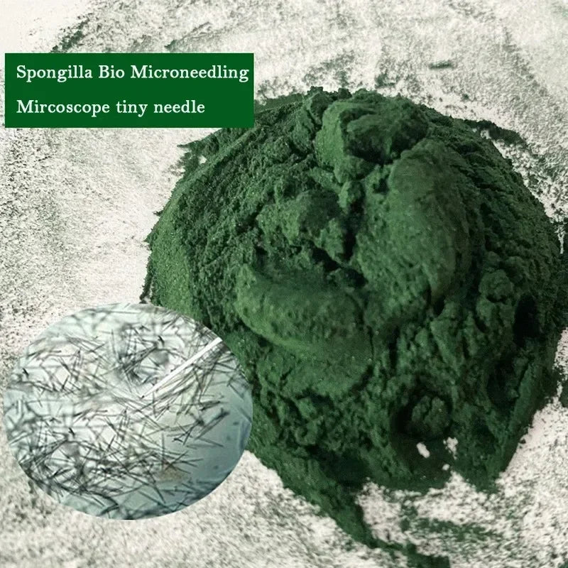 10pcs Sponge Microcrystal Freeze-dried Powder Collagen Regeneration Natural Biological Extract Sponge Spicules Skin Cell Renew