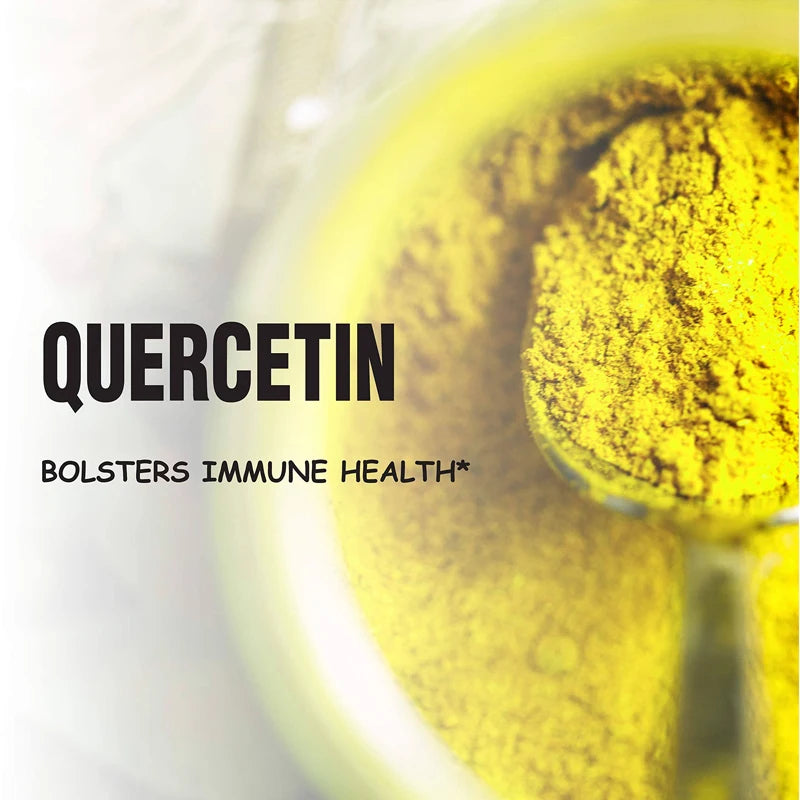 Natural Quercetin Supplement Vegan Capsules Bioflavonoid Support - Supports immune health and energy levels
