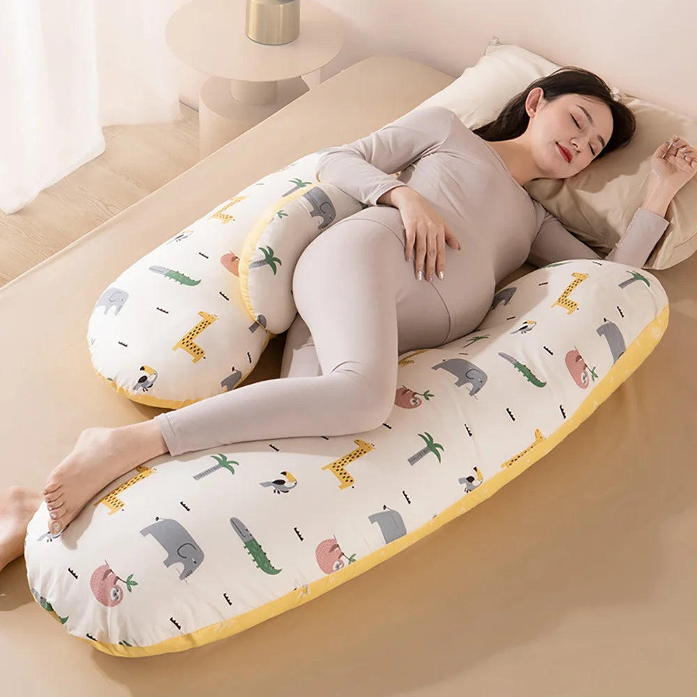 Pregnancy Pillows With Detachable Pillowcases Pillows For Pregnant Women Maternity Sleeping Body Holder Support Lumbar Pillow