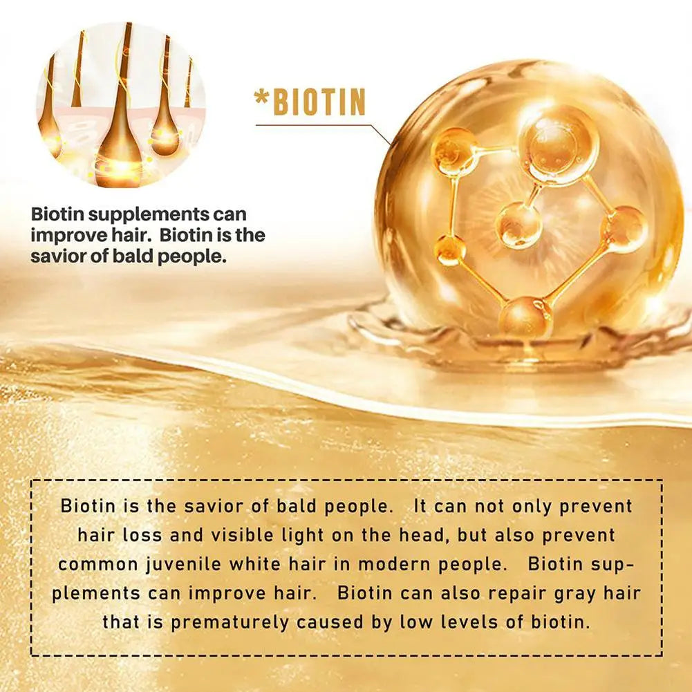 Biotin Hair Thickening Serum For Hair Growth And Volume Hair Loss Prevention And Fine Hair Texturizing Spray Strengthening Hair
