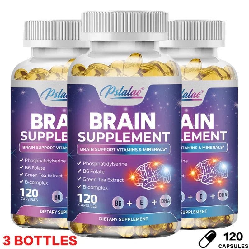 Brain Supplement - Supports Brain Health, Cognitive Function, Improves Mental Clarity, and Boosts Memory and Concentration