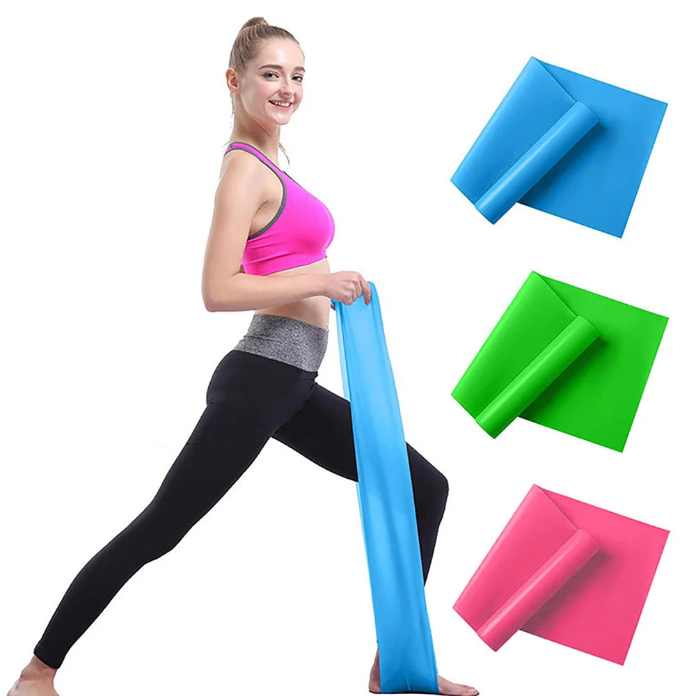 Resistance Bands Pilates Yoga Sport Training Fitness Exercise Home Gym Elastic Band Natural Rubber Latex Yoga Accessories