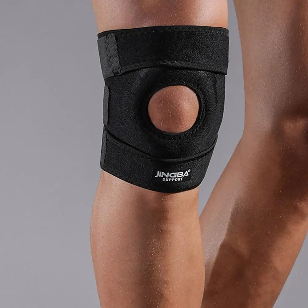 1Pc JINGBA Kneepad Stabilizer Fitness Knee Pads Adjustable Compression Knee Support Brace for Workout
