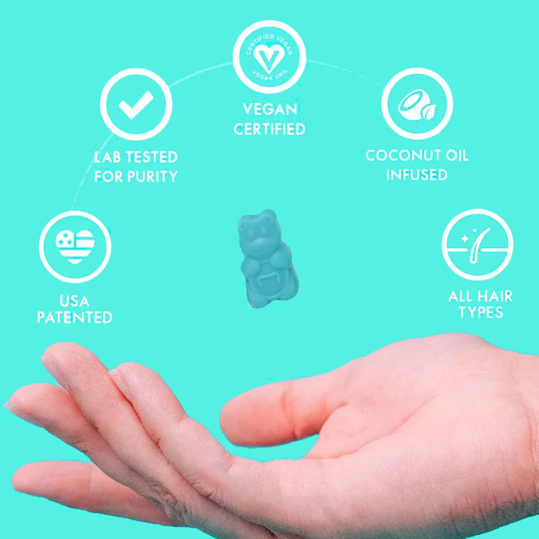 Bear Hair Vitamin Gummy Biotin 6000mcg Multivitamin Supplement Vegan Vitamin Hair, Skin &amp; Nail Growth Gummies for Men &amp; Women