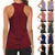 Breathable Yoga Sport Vest Women Sleeveless Fishnet Patchwork Tank Top