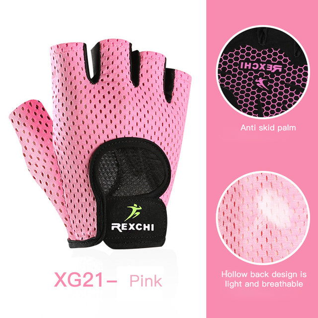 Non-Slip Yoga Exercise Half Finger Men Women Gloves
